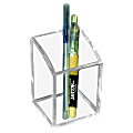 Kantek Pen Cup, 3" x 3" x 4 1/4", Clear 1 thumbnail image