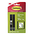 Command Narrow (10lb) Picture Hanging Strips, Black, 4 Pairs (8 strips), 17207BLKES 1 thumbnail image