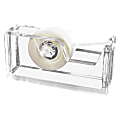 Kantek Acrylic Tape Dispenser, 2" x 3" x 6", Clear