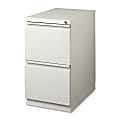 Lorell® 19-7/8"D Vertical 2-Drawer Mobile Pedestal File Cabinet, Light Gray 1 thumbnail image