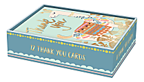 Punch Studio Decorative Thank You Note Cards With Envelopes, Llama, Blank Inside, Pack Of 12 Cards 1 thumbnail image