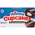 Hostess Chocolate CupCakes, Snack Cakes, Cream Filled, Chocolate Icing, Individually Wrapped 1 thumbnail image