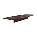 HON® Preside™ Boat-Shaped Conference Table Top, 144"W, Mahogany