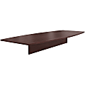 HON® Preside™ Boat-Shaped Conference Table Top, 120"W, Mahogany