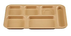 Cambro Co-Polymer® Compartment Trays, Tan, Pack Of 24 Trays