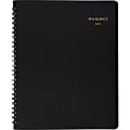 2025 AT-A-GLANCE® Large Print Monthly Planner, 7" x 8-3/4", Black, January To December, 70LP0905