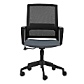 Eurostyle Livia Mesh Mid-Back Home Office Chair, Black/Gray