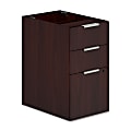 HON® Voi® Laminate Work Surface Support Pedestal, 28 1/2"H x 16"W x 20"D, Mahogany