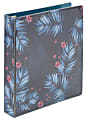 Office Depot® Brand Fashion 3-Ring Binder, 1" Oval Rings, Palms 1 thumbnail image
