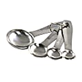 Oster Baldwyn 4-Piece Stainless-Steel Measuring Spoon Set, Silver 1 thumbnail image