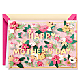 Hallmark Mother's Day Card (Flowers, Pink and Gold) 1 thumbnail image