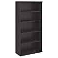 Bush Business Furniture Studio C 73"H 5-Shelf Bookcase, Storm Gray, Standard Delivery 1 thumbnail image