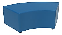 Marco Group Sonik 16"H 60&shy;° Curve Bench, Pool Blue