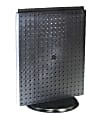 Azar Displays Double-Sided Plastic Revolving Pegboard Counter Display, 20-1/4"H x 16"W x 9"D, Black 1 thumbnail image