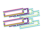 Barker Creek Double-Sided Name Plates, 12" x 3 1/2", Happy, Pack Of 72 Name Plates 1 thumbnail image