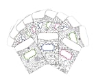 Barker Creek Peel & Stick Library Pockets, 3" x 5", Color Me Garden, Pack Of 60 Pockets 1 thumbnail image