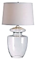 Kenroy Home Apothecary Table Lamp, 28-1/2"H, White Shade/Clear Base 1 thumbnail image