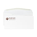 Gummed Seal, Stationery Envelopes, 4-1/8" x 9-1/2",  1-Color Raised Print, Custom #10, 70 lb. Cougar® Opaque Smooth White, Box Of 250 1 thumbnail image