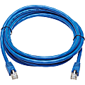 Tripp Lite Cat6a Patch Cable F/UTP Snagless w/ PoE 10G CMR-LP Blue M/M 10ft - First End: 1x RJ-45 Male Network - N261P010BL 1 thumbnail image