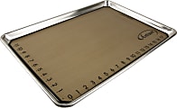 Vollrath Artisan 80740WH Aluminum Sheet Pan & Silicone Baking Mat, Tan