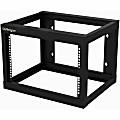 StarTech.com 6U Wall-mount Rack - Open Frame - 2 Post - 18 in. Deep - Steel - Black 1 thumbnail image