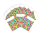 Barker Creek Peel & Stick Library Pockets, 3" x 5", Disco Dot, Pack Of 60 Pockets 1 thumbnail image