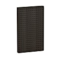 Azar Displays Pegboard Wall Panels, 22"H x 13-1/2"W x 7/8"D, Black, Pack Of 2 Panels