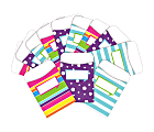 Barker Creek Peel & Stick Library Pockets, 3" x 5", Happy, Pack Of 60 Pockets 1 thumbnail image