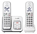 Panasonic® 2-Handset Cordless Telephone With Digital Answering Machine, KX-TGD632W 1 thumbnail image