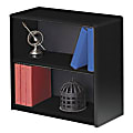 Safco® Value Mate® Steel Modular Shelving Bookcase, 2 Shelves, 28"H x 31-3/4"W x 13-1/2"D, Black