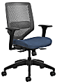 HON® Solve Fabric Mid-Back Task Chair, ReActiv Back, Midnight/Black