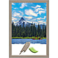 Amanti Art Curve Graywash Wood Picture Frame, 27" x 39", Matted For 24" x 36"