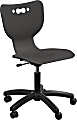 MooreCo Hierarchy Armless Mobile Chair With 5-Star Base, Hard Casters, Black 1 thumbnail image
