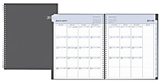 Blue Sky™ Weekly/Monthly Planner, CYO Cover, 8 1/2" x 11", 50% Recycled, Knightsbridge, January to December 2018 (100008)