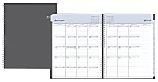 Blue Sky™ Weekly/Monthly Planner, CYO Cover, 8 1/2" x 11", 50% Recycled, Knightsbridge, January to December 2018 (100008) 1 thumbnail image