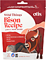 O.T.I.S Wild Things Dog Treat Jerky, Bison, 4 Oz, Total Qty 6