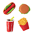 Mini Erasers, Food, Pack Of 4 1 thumbnail image