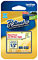 Brother® MK-232 Red-On-White Tape, 0.5" x 26.2' 1 thumbnail image