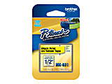 Brother MK631 - Black on yellow - Roll (0.47 in x 26.2 ft) 1 cassette(s) non-laminated tape -  - MK631 1 thumbnail image