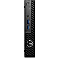 Dell OptiPlex 3000 Desktop Computer - Intel Core i5 i5-12500T Hexa-core (6 Core) 2 GHz - 8 GB RAM DDR4 SDRAM - 256 GB M.2 PCI Express NVMe 3.0 x4 SSD - Micro PC - Black - Windows 10 Pro 770 DDR4 SDRAM - 65 W 1 thumbnail image