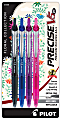 Pilot Precise V5 RT Floral Pens, Extra Fine Point, 0.5mm, Assorted Inks, Pack of 4 Pens 1 thumbnail image
