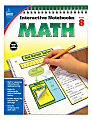 Carson-Dellosa Interactive Notebook For Math, Grade 8