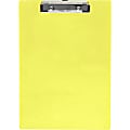Saunders Neon Plastic Clipboards - 0.50" Clip Capacity - Low-profile - Plastic - Neon Yellow - 1 Each 1 thumbnail image