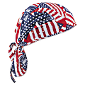 Ergodyne Chill-Its 6615 High-Performance Dew Rag, Stars & Stripes