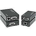 KanexPro VGA 1x1 Extender over CAT5e/6 with Audio up to 1,000ft (300m) - 1 Input Device - 2 Output Device - 1000 ft Range - 2 x Network (RJ-45) - 1 x VGA In - 2 x VGA Out - WUXGA - 1920 x 1200 - Rack-mountable