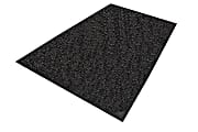 M+A Matting MicroLuxx Floor Mat, 59” x 35”, Smooth, Brown/Black