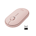 Logitech® Pebble M350 Wireless Optical Mouse, Rose Pink, 910-005769