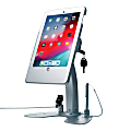 CTA Dual Security Kiosk Stand with Locking Case & Cable - Enclosure - Anti-Theft - for tablet - aluminum - desktop - for Apple 9.7-inch iPad (5th generation, 6th generation); 9.7-inch iPad Pro; iPad Air; iPad Air 2