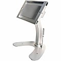 CTA Digital Dual Security Kiosk Stand With Locking Case & Cable Enclosure Anti-Theft For Tablet Aluminum Desktop 1 thumbnail image