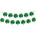 Amscan St. Patrick's Day Shamrock Banners, 5" x 144", Green, Pack Of 3 Banners 1 thumbnail image
